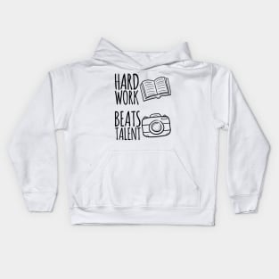 Hard Work Beats Talent Kids Hoodie